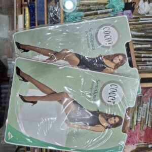 cancan semiopaco cocot art.76 talle 1 al 4 piel/negro